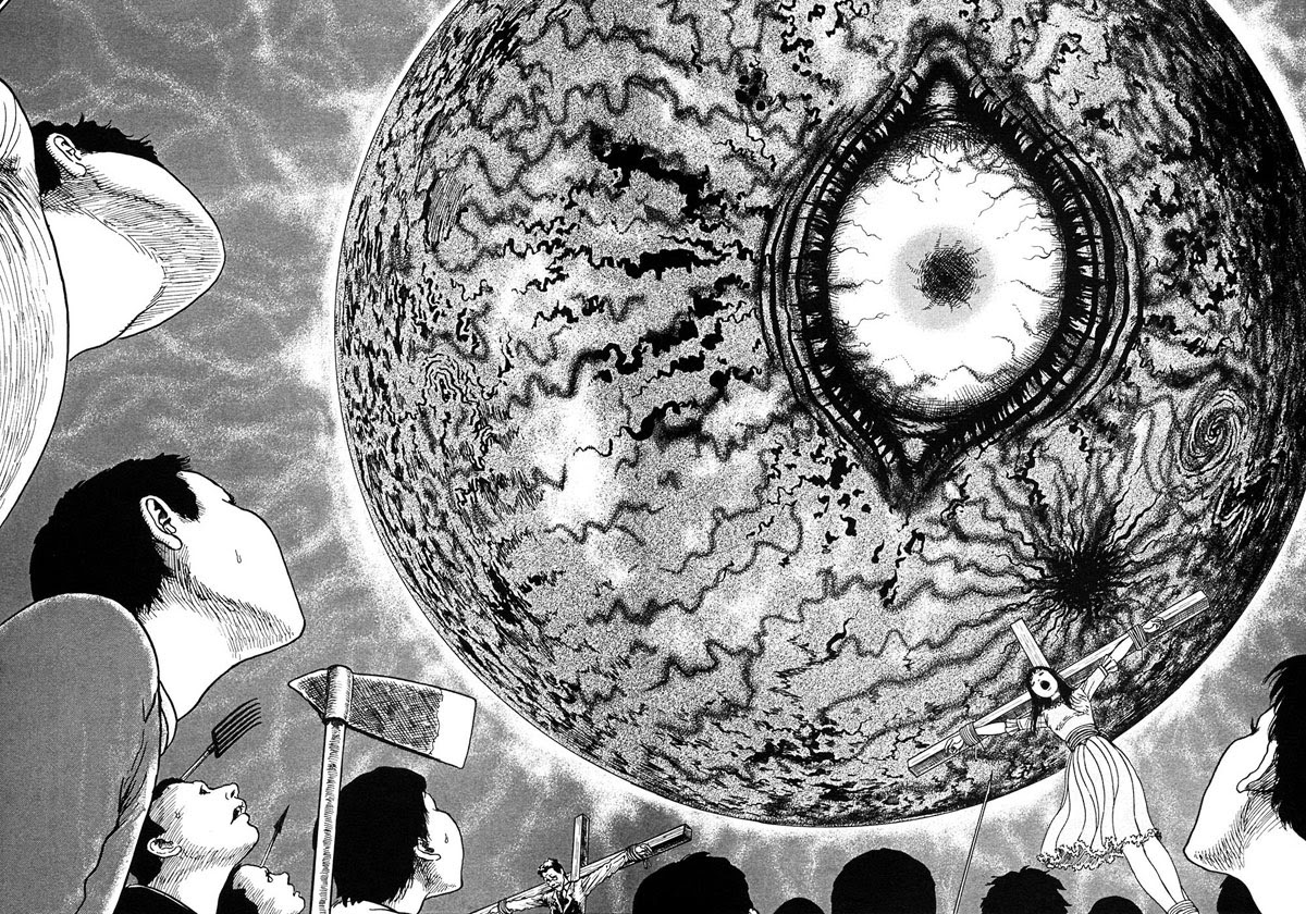 Junji Ito's art for 'Hellstar Remina'