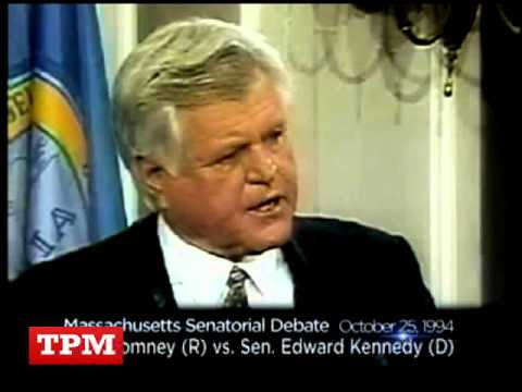 DNC Airs Tribute Video To Ted Kennedy Featuring Mitt Romney