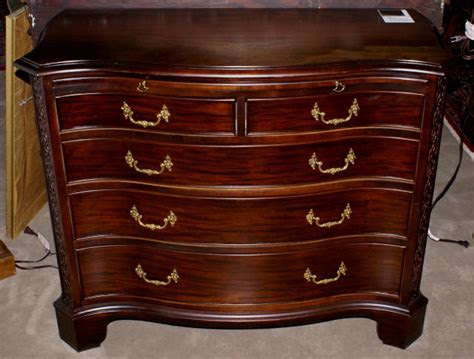 century furniture mahogany chinese chippendale dresser
