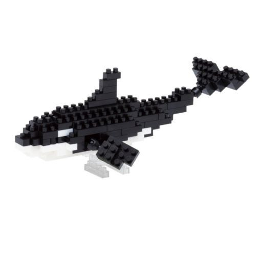 New Nanoblock Orca Whale Nano Block Micro Sized Building Blocks Nbc 136 Retired Building Toys Building Toy Sets Packs