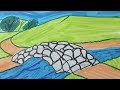 Image De Paysage Facile A Dessiner