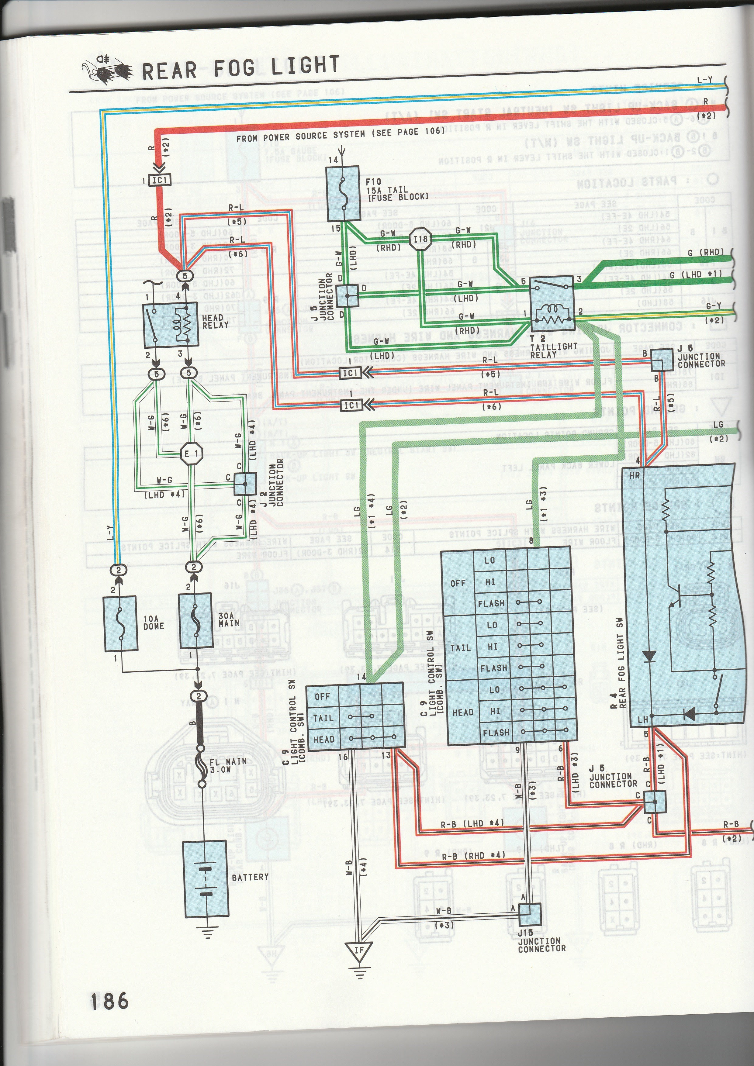 OEM fog light switch diagram??? - Electronics - UK Starlet Owners