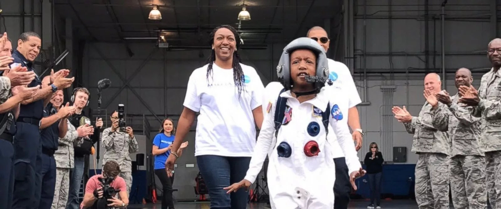 This 7-year-old boy who has had 4 open-heart surgeries fulfills wish