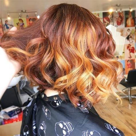 auburn hair color ideas    brown red