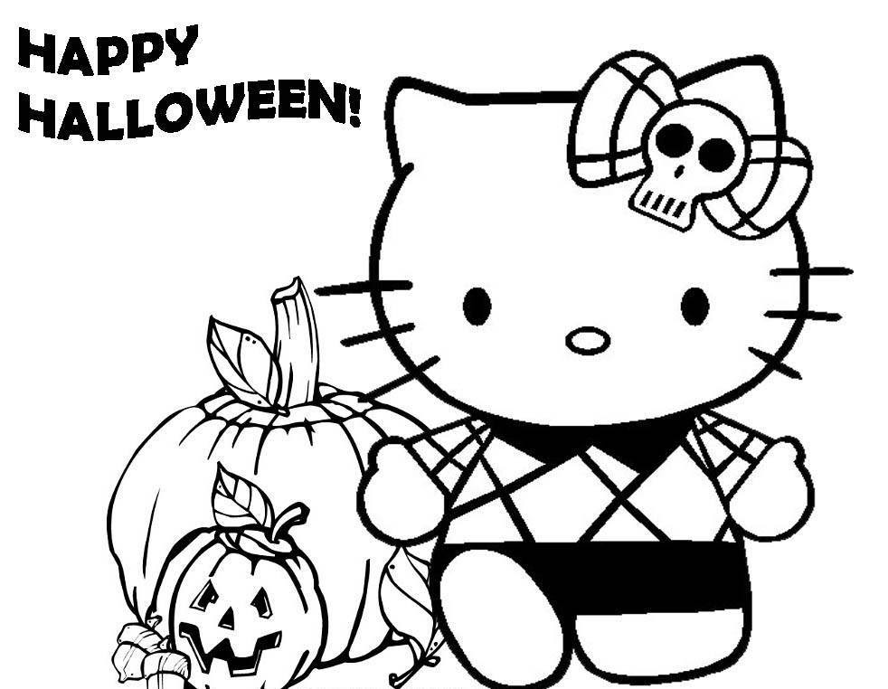Download Cute Halloween Coloring Pages - Coloring Home