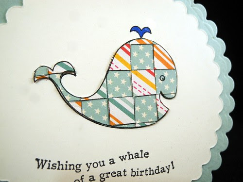 Whale of a Great Birthday (detail)