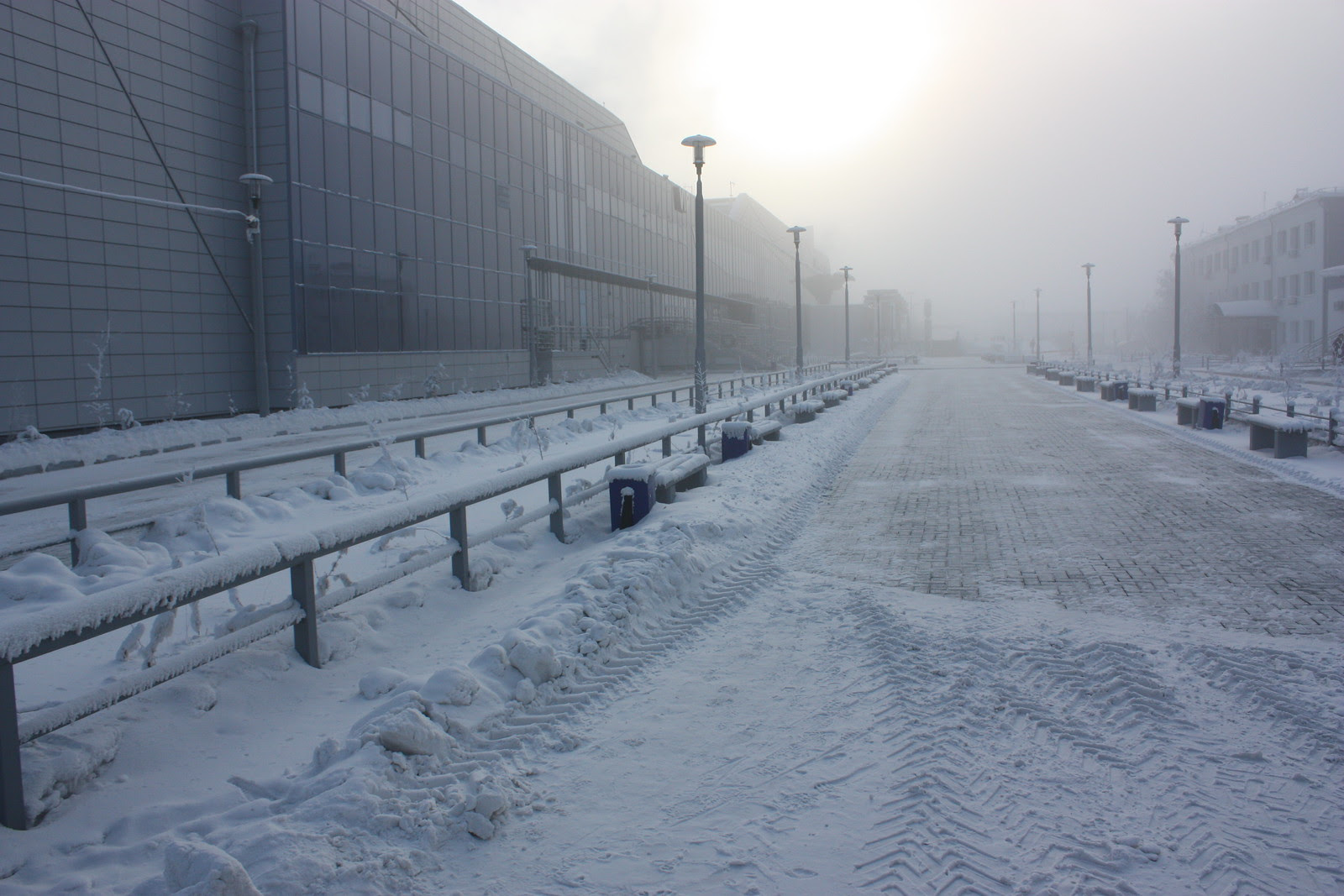 Airport terminal in Yakutsk