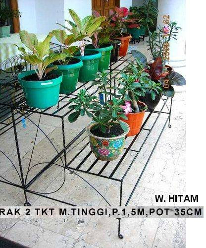 DINOMARKET PasarDino  Jual Standing Besi Tanaman 10 Pot