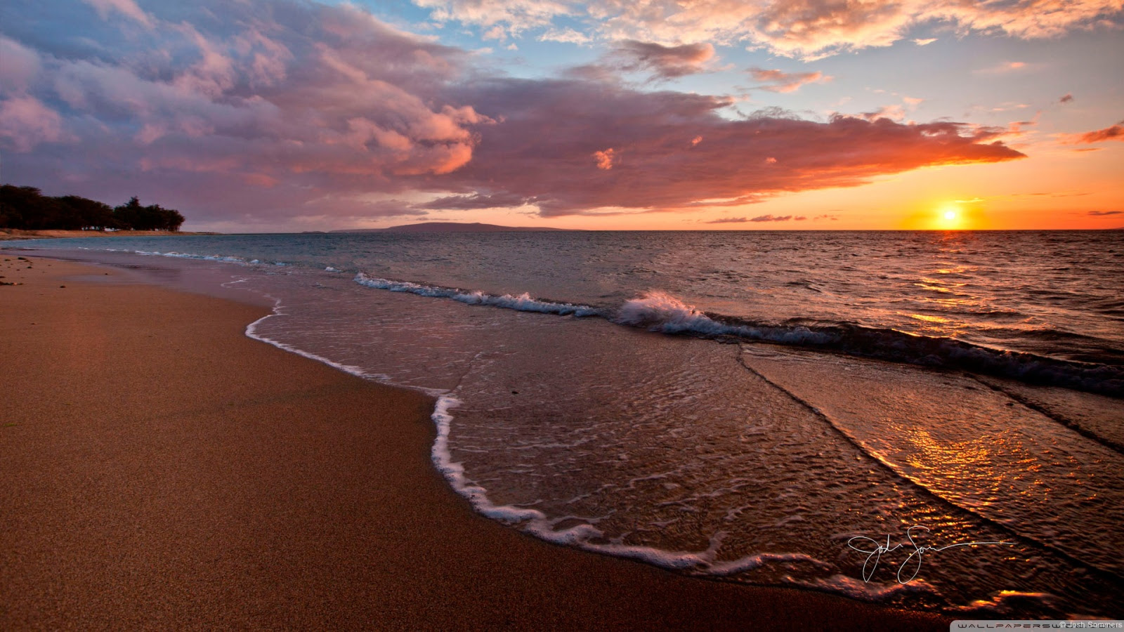 Beach Sunset ❤ 4K HD Desktop Wallpaper for 4K Ultra HD TV