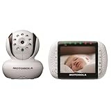 Motorola MBP36 Remote Wireless Video Baby Monitor with 3.5-Inch Color LCD Screen, Infrared Night Vision and Remote Camera Pan, Tilt, and Zoom