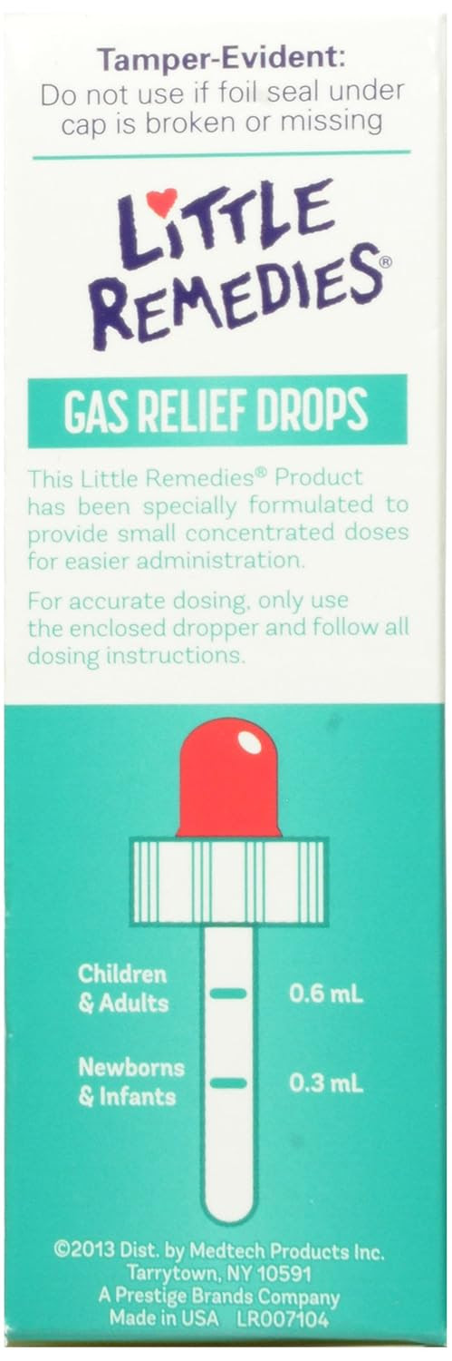 Amazon.com: Little Remedies Tummys Gas Relief Drops, Natural Berry ...