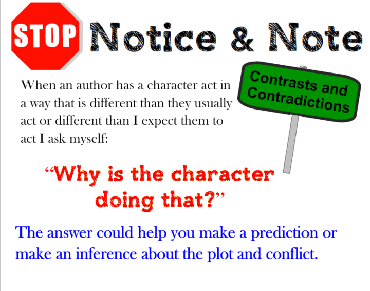 Contrasts And Contradictions Liza 7th Grade Ela