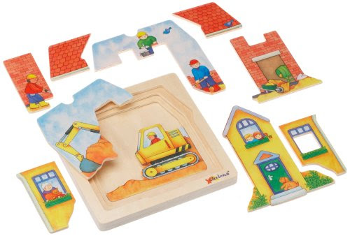 Chelona - Puzzle en Bois - Construction Maison