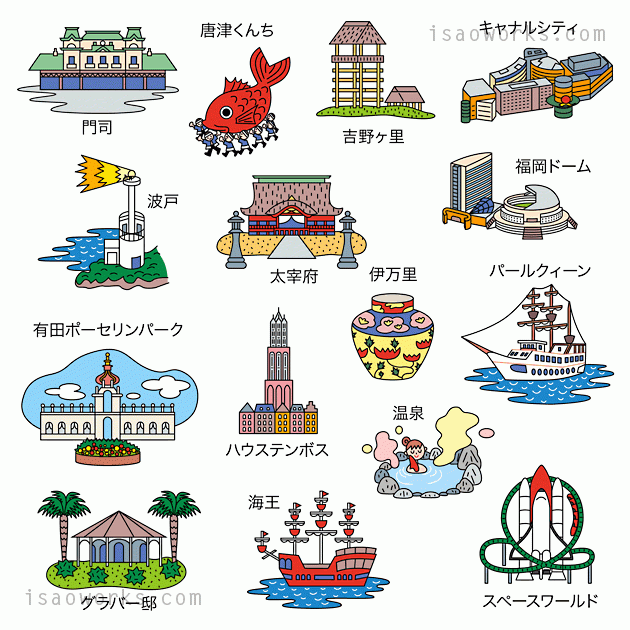 マップイラスト その２ 横川功の仕事置場