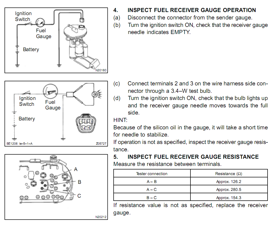 Wiring Diagram for Fuel Gauge? | Toyota Nation Forum