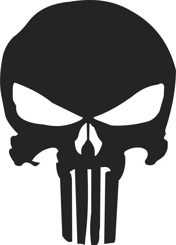 Free Printable Punisher Skull Stencil