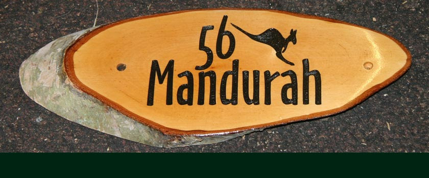 Signs, Sign  Maker Wooden Rustic Timber  The rustic Slices maker sign
