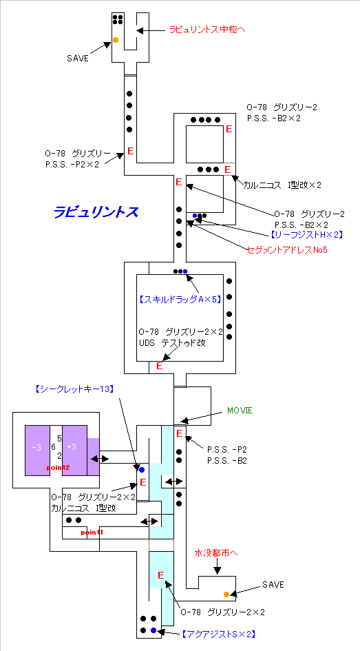 ゼノサーガエピソード２ Map チャート チャート15