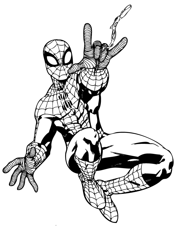 Download Superhero coloring pages to download and print for free