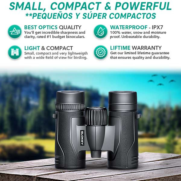 8x32 Binoculars for Bird Watching - Rated #1 Binoculars for Birding un