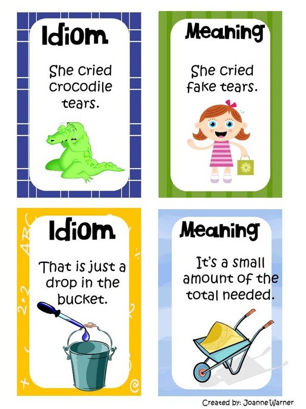 illustration worksheet idiom Warner's Mrs. Classroom Idioms 4th Grade illustration worksheet idiom Warner's Mrs. Classroom Idioms 4th Grade