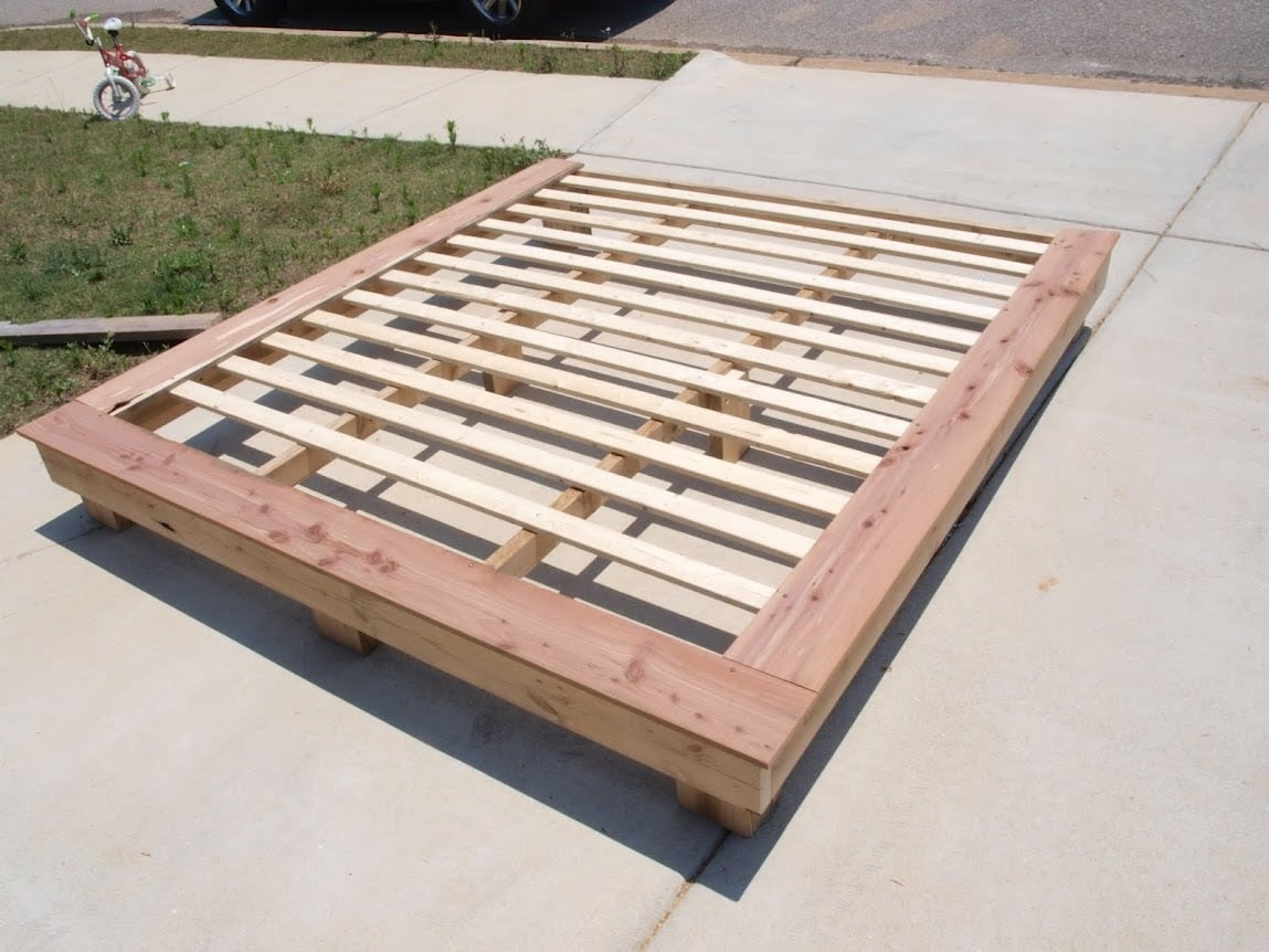 King Size Platform Bed Frame Plans