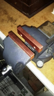 Homemade Copper Soft Jaws - HomemadeTools.net