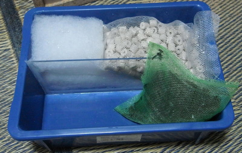 ｵｰﾊﾞｰﾌﾛｰ水槽の作成