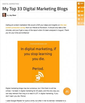 my 33 top digital marketing blogs