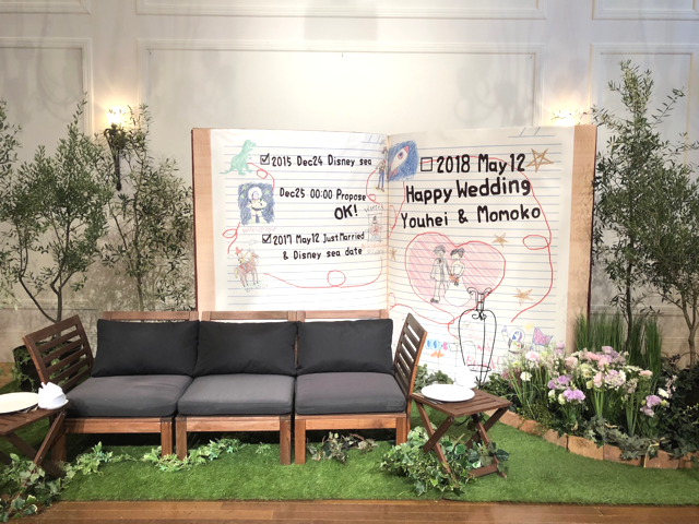 花屋福太郎 トイストーリーディズニーテーマ物語のあるウェディング装飾 結婚式の花の専門店 東京 横浜 さいたま対応 花屋福太郎