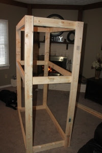 Attach the final two shelf rectangles for your two shelves.