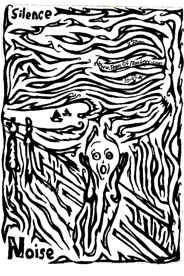 Maze cover for Edvard Munch, SCREAMAZING