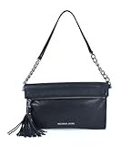 Michael Kors Weston Leather Black Pebbled Clutch Evening Handbag