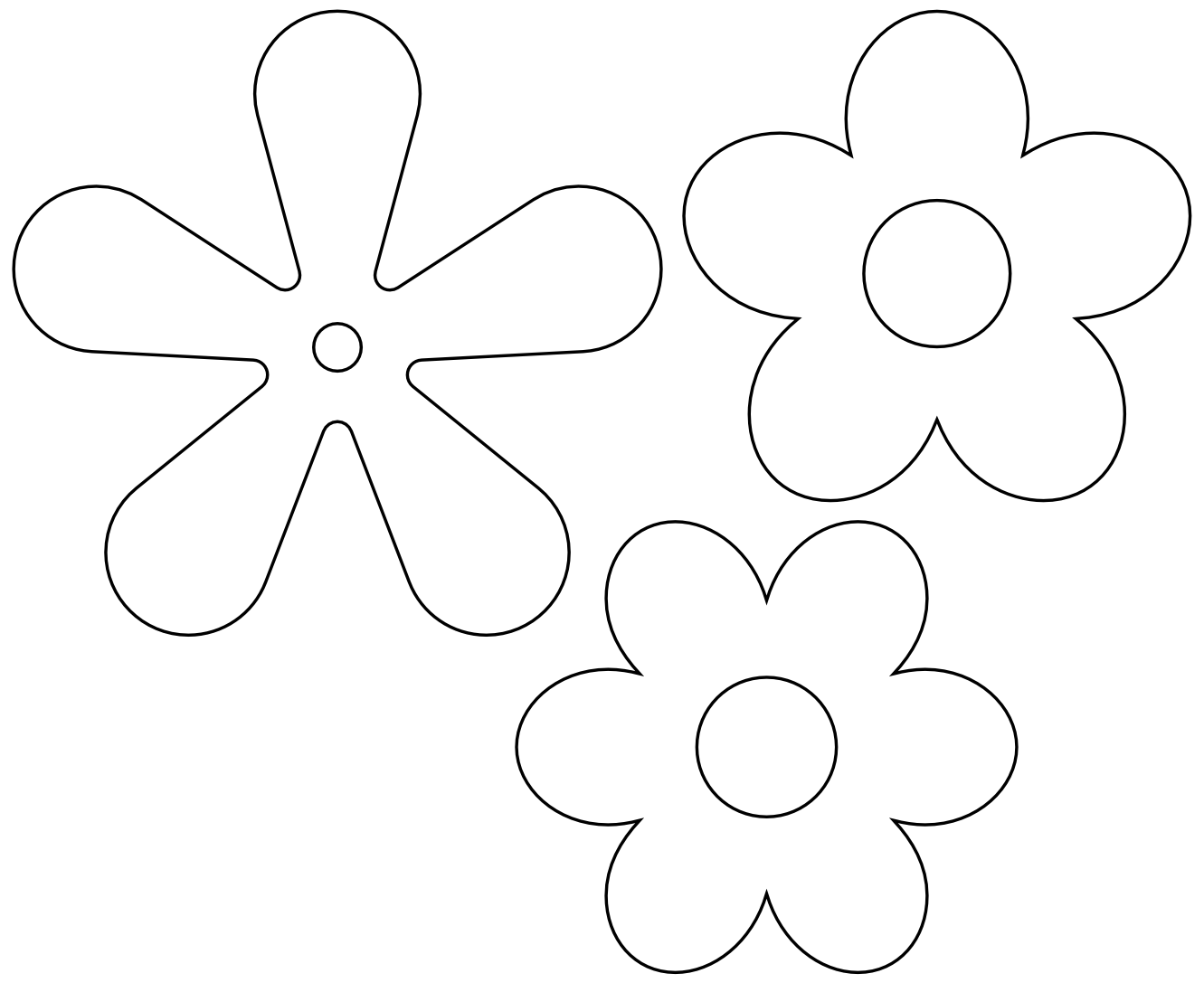 Download 5 petals clipart - Clipground