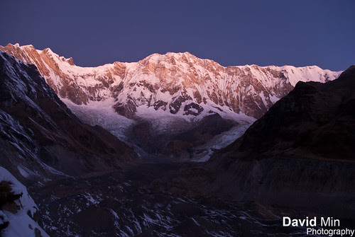 Annapurna I (8 091m) @Sunrise - 10th Highest Mountain in the World by GlobeTrotter 2000