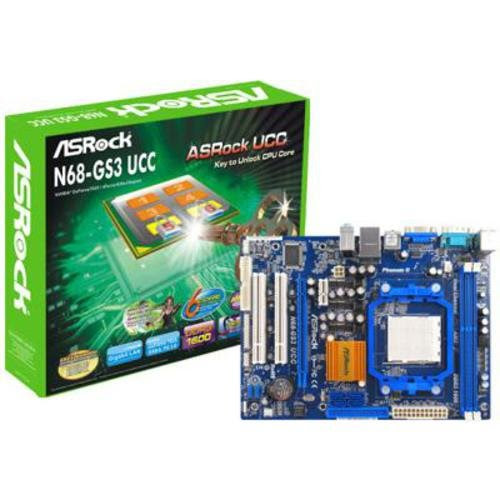 ASRock N68-GS3 UCC - scheda madre - micro ATX - Socket AM3 - GeForce 7025