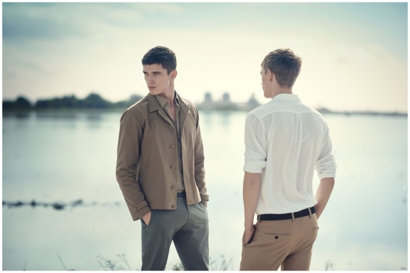 Zara Spring Summer 2015 Menswear Campaign 005 800x533 Zara Features Clean Chic Mens Fashions for Spring/Summer 2015 Campaign