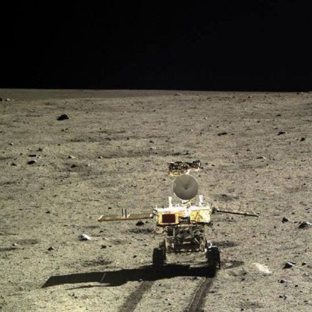 China's moon rover is alive and analyzing moon rocks