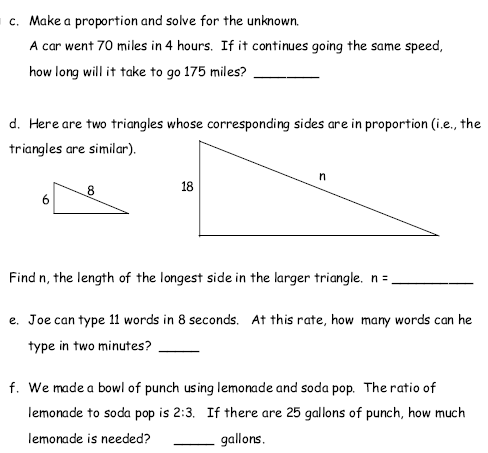 Math247 / 6th Grade Number Sense