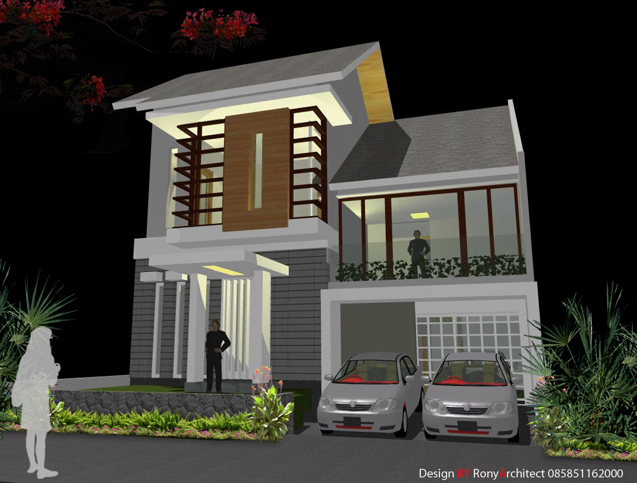 Rumah Modern Tropis Karyaku RoniArsitekcom