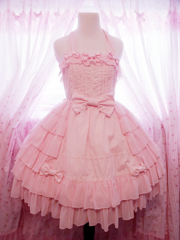 Fluffy Frill Halterneck JSK