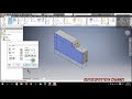 AUTODESK INVENTOR BEGINNER TUTORIAL : PRACTICE #1 - BASIC [HD]