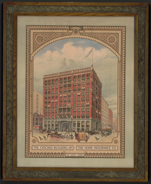 Home Insurance Building in Chicago, Illinois. Image <a href='https://www.loc.gov/item/2010634573/'>via Library of Congress</a>