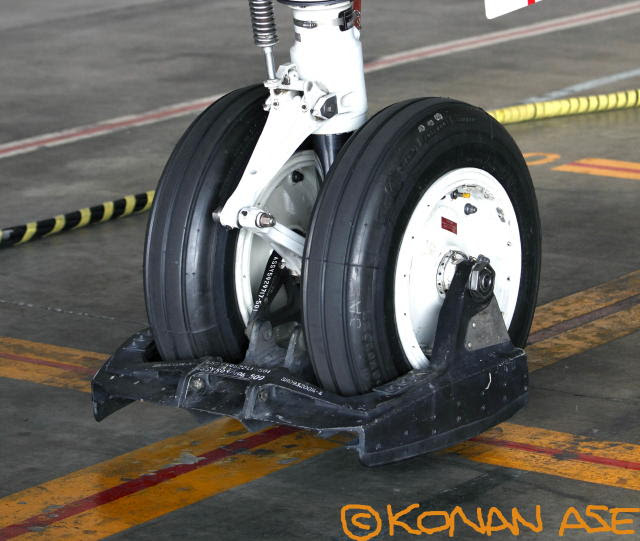 飛行機のタイヤにも泥よけを 風の探検隊