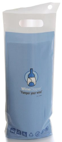 WineDiaper Padded Absorbent Bag, Set of 3