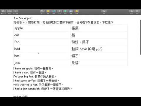 潔西家 自然發音規則1 短母音a Apple Jessie S 潔西家
