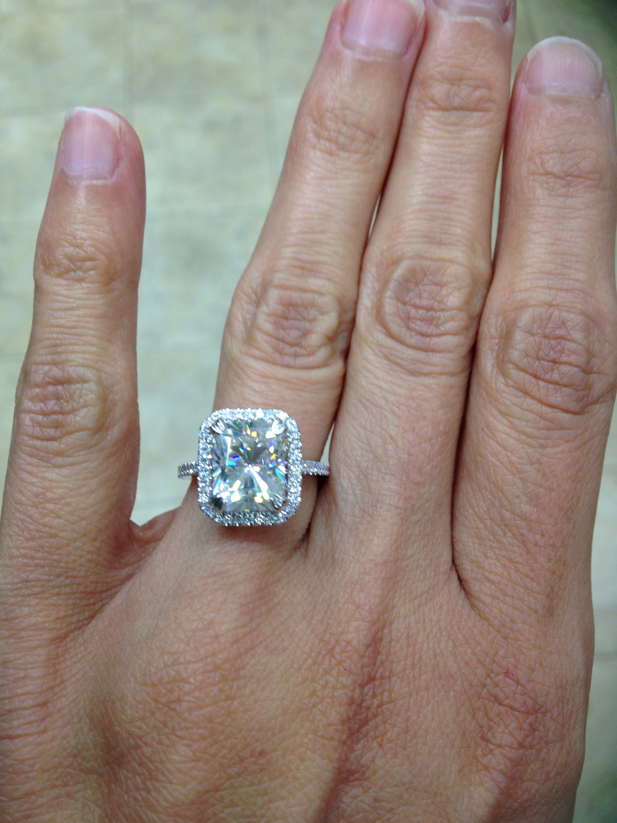 Moissanite Engagement Rings :)