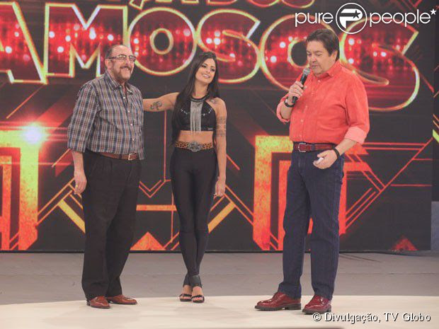 Faustão antecipa saída de Aline Riscado do balé do 'Domingão do Faustão'