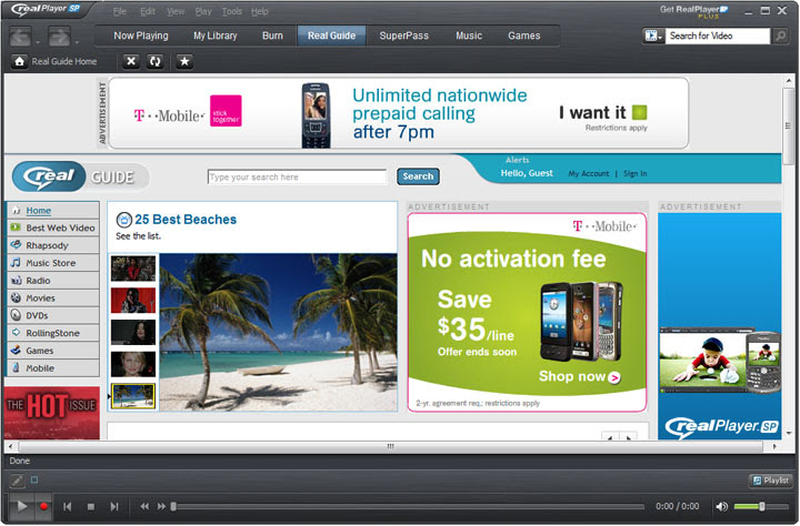 RealPlayer sp con plugin para descargar videos de youtube