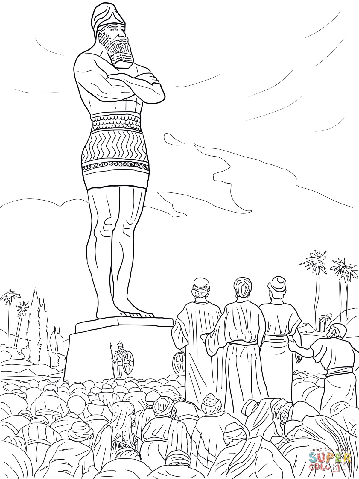 King Nebuchadnezzar Coloring Pages at GetColorings.com ...